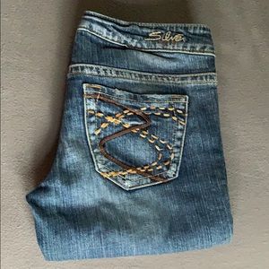 Silver Frances Capri Jeans